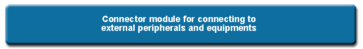 This is a connector module that can be connected to external equipment.This is a connector module to allow connection of the signal wires of functional modules and external equipment or other functional modules, by attaching to the 200 pin SO-DIMM socket of functional modules M-10, M-20.